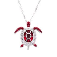 Sparkling crystals come together to create beautiful sea life jewelry. .925 sterling silver Shipping may take up to 14 business days Birth Stone Necklace, Crystal Turtle, Sea Life Jewelry, Ocean Jewelry, Turtle Necklace, Irish Gifts, Beautiful Sea, Birthstone Pendant, Sparkling Crystal