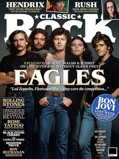 the eagles on the cover of rock magazine