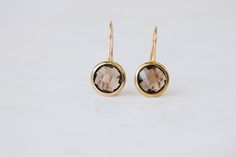 Mothers Day Gift, 14K Solid Gold Earrings, Smoky Quartz Earrings, Gemstone Earrings, Gold Gemstone Earrings, Gold Quartz Earrings, Brown Stone Earrings, Gift for HerGenuine Smoky Quartz earrings in 14K solid gold. Simplicity meets elegance for a stunning result. 100% handcrafted with love!D E T A I L S● Metal: 14K solid gold, 14K white gold or 14K rose gold● Gemstone: Smoky Quartz, round briolette cut● Stone Diameter: 12mm (0.5in), 10mm (0.4in), 8mm (0.31in)H O W ∙ T O ∙ O R D E RChoose from the Elegant Gold Jewelry With Smoky Quartz, Elegant Brown Everyday Jewelry, Everyday Elegant Brown Jewelry, Brown Elegant Everyday Jewelry, Elegant Yellow Gold Smoky Quartz Jewelry, Elegant 14k Brown Gold Jewelry, Elegant Brown Earrings For Anniversary, Modern Brown Earrings For Formal Occasions, Classic Brown Round Earrings