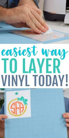 the easy way to layer vinyl today is with this free printable for silhouettes