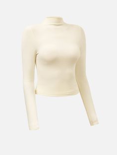 OGL Turtleneck Shirts Women Thermal Brushed Mock Neck Rib Crop Top – OGLmove Casual Fitted Solid Color Turtleneck, High Stretch Ribbed Mock Neck Top, Solid Mock Neck Top For Layering, High Stretch Ribbed Funnel Neck Top, Trendy High Neck Turtleneck, Trendy Solid Stretch Turtleneck, Trendy Fitted Ribbed Mock Neck Top, Versatile Solid Mock Neck Top For Fall, Winter Fitted Mock Neck Top With Ribbed Neckline