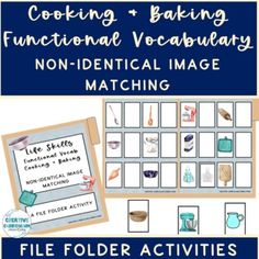 cooking and baking functional vocabulary non - identical image matching