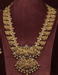 Gold Necklace Models, Mango Haram, Mango Mala, Wedding Jewellery, Gold Jewellery Design, Jewellery Design, Gold Jewellery, Gold Jewelry