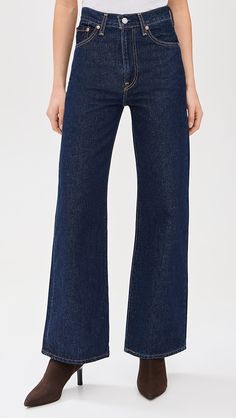 Levi's Ribcage Wide Leg Jeans | Shopbop Levi's Ribcage, Levis Outfit, Levis Ribcage, Rib Cage, Levis Jeans, Wide Leg Jeans, Stretch Denim, Leg Jeans, Levi's