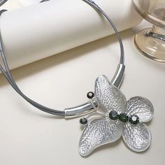 Length: 41-50cm Woman Birthday Party, Birthday Woman, Butterfly Necklace, Butterfly Pendant, Rhinestone Necklace, Chains For Men, Unique Necklaces, Necklace Silver, Jewelry Party