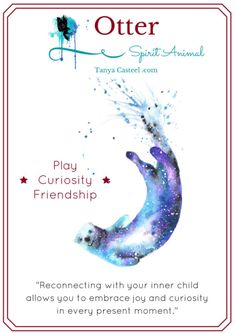 a poster with the words, play curiosity friendship reclining with your inner child allows you to embrace joy and curiosity in every present moment