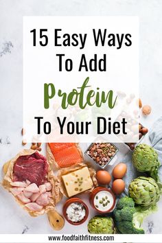 eggs, nuts, cheese, artichoke, salmon and meat How To Up Your Protein Intake, Increase Your Protein Intake, Protein For Working Out, How To Get 30g Of Protein, 100 G Protein Diet, More Protein Less Carbs, Healthy Recipes Protein Fitness, Up Protein Intake, How To Increase Protein In Diet