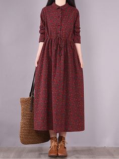 Linen Casual Dress, Spring Dresses Casual, Office Dresses For Women, Linen Casual, Autumn Dress, Red Dark, Green Midi Dress, Strapless Mini Dress, Printed Midi Dress