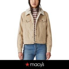 in stock Womens Sherpa Jacket, Corduroy Trucker Jacket, Sherpa Trucker Jacket, Levis Jacket, Jean Jacket Women, Woman Silhouette, Sherpa Jacket, Levis Women, Rachel Zoe