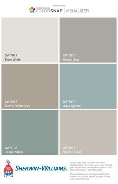 the color scheme for sheryln - williams's paint colors