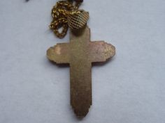 Religious antique French vermeil gold plated chain necklace with vermeil gold plated Christian cross crucifix with transparant stones. I bought the chain with cross on a brocante ( fleamarket ) ( Lille ) in France. Measures Chain: 16,8 inches ( 42 cm ) Measures cross crucifix ; 0,87 x 1,4 inches ( 2,24 x 3,57 cm ) If you don't have paypal you can pay by bank transfer. Registered shipping is possible. For other pictures or information do not hesitate to contact me. I deliver all over the world. Chain With Cross, Holy Water, Christian Cross, Bank Transfer, Gold Plated Chains, Blue Stone, Cross Pendant, Collectable Items, French Antiques