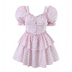 floral-print-light-pink-flower-patterned-layered-ruffle-trim-drop-waist-short-puff-sleeve-slim-fitted-bodice-corset-bodycon-bustier-sweetheart-neckline-off-shoulder-open-back-backless-cut-out-flowy-tiered-mini-dress-women-ladies-chic-trendy-spring-2024-summer-elegant-semi-formal-casual-classy-feminine-prom-tea-party-preppy-style-sundress-altard-state-princess-polly Violet Dress, Violet Dresses, Light Pink Flowers, Corset Mini Dress, Pink Floral Print, Fitted Bodice, Dress Details, Perfect Dress, Pink Dress