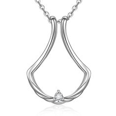 Ring Holder Necklace Lotus Flower 925 Sterling Silver Engagement Wedding Magic Rings Multiple for Women - Charlie Dolly خواتم خطوبة, Ring Halter, Ring Holder Necklace, Eagle Necklace, Rhombus Shape, Horseshoe Necklace, Wedding Ring Necklaces, Car Key Ring, Celtic Knots