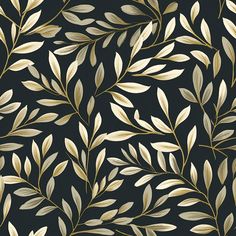 Vintage Olive Wallpaper - Painted Paper Stylized Motifs, Olive Wallpaper, Picture Wall Living Room, Delta House, Olive Leaves, Creative Walls, Doodle Style, Your Wallpaper, Olive Leaf