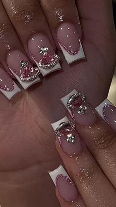 Acrylic Nails Coffin Pink, Long Square Acrylic Nails