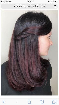 Winter Hair Ideas, Butter Blonde, Black To Red Ombre, Dark Red Hair Color, Red Hair Looks, Black Red Hair, Color For Black Hair, Shades Of Red Hair, Gold Hair Colors