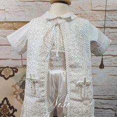 Baby Boy Christening Outfit 9 Pieces Set, White Blessing or Baptism Outfit, Boy Baptism Outfit, Ajuar De Bautizo Color Blanco De 9 Piezas - Etsy Australia White Embroidered Sets For Baptism