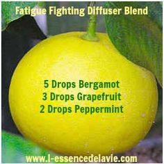 Need more time in the weekend to get it all done? Here's a great blend to fight the start of the week fatigue. If you don't have a diffuser, you can make this as an inhaler with a blank aroma stick or just put a drop of each oil on cotton ball or tissue and inhale that. www.facebook.com/lessencedelavieus Essential Oils Herbs, Essential Oils Health, Diffuser Blend