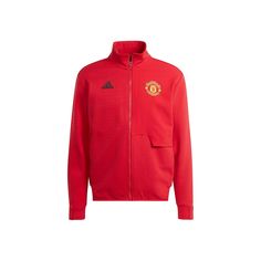 a red jacket with the manchester united crest on it