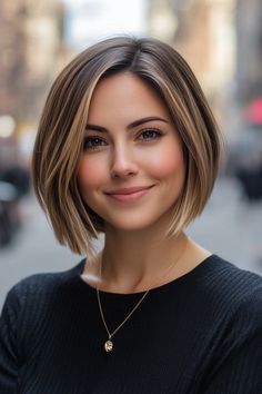 24 Chic Angled Bob Haircuts for Thick Hair to Feel Lighter ✨💇‍♀️ Add style and manageability to your thick hair with these elegant angled bobs! #AngledBob #ThickHair #ChicHaircuts Apple Cut Hairstyle, Bronde Bob, Bob Haircuts For Thick Hair, Shaggy Bob Hairstyles, Angled Bobs, Angled Bob Haircuts, Haircuts For Thick Hair, Medium Bob Hairstyles, Angled Bob