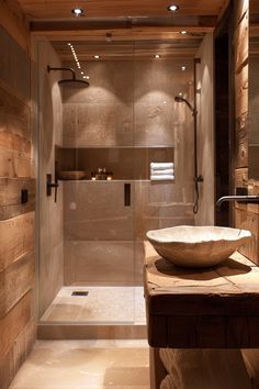 15 Rustic Farmhouse Bathroom Designs: Embrace Nature’s Charm – Everyday Inspo Rustic Bathroom Designs Farmhouse Style, Small Rustic Farmhouse, Rustic Farmhouse Bathroom Ideas, Rustic Modern Bathroom, Nature Inspired Bathroom, Bathroom Ideas For Small Bathrooms, Farmhouse Bathrooms, Stone Cabin