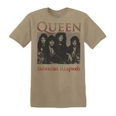 rs=w:500,h:500 (500×500) Queen Bohemian Rhapsody, British Rock, Queen Tshirt, Rock Tees, Bohemian Rhapsody, Dyeing Process, Crew Neck Shirt, Freddie Mercury, Work Shirts