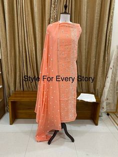 Item Overview ⚘ATHARVA Embroidery Cotton Kota Salwar Kameez/All over Embroidery Kota Doria Shirt/Kota Dupatta/Peach/Custom Stitch Unstitch/Gift/KO515 ⚘Dno. KO515 ⚘Fabric: * Shirt- Cotton Kota Doria - All over Embroidery - 2.5 Mts * Dupatta: Cotton Kota Doria Embroidered Dupatta 2.5 Mts. All over Embroidery * Bottom:Cotton Salwar/2.5 Mts. Excusive Hand Embroidered Party Wear Punjabi Suit Dupatta ⚘Customization: *Color Customization: Designs Can be made in different Colors *Stitching Customization Unstitched Peach Traditional Wear For Diwali, Unstitched Peach Salwar Kameez For Festive Occasions, Unstitched Peach Sets With Zari Work, Festive Unstitched Peach Salwar Kameez, Semi-stitched Peach Straight Kurta Salwar Kameez, Designer Orange Kurta With Chikankari Embroidery, Peach Semi-stitched Straight Kurta Salwar Kameez, Semi-stitched Peach Salwar Kameez With Straight Kurta, Peach Semi-stitched Salwar Kameez With Straight Kurta