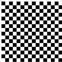 a black and white checkerboard pattern is shown