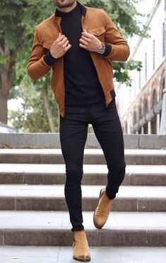 Mens Fall Outfits, Formal Mens Fashion, Stylish Men Casual, Fall Outfits Men, Clothes Designer, Winter Outfits Men