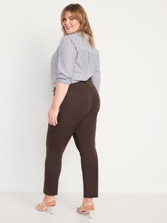 The Pixie pants you love, now in a more fabulous fit & fabric ✨ Double hook-and-bar closure and zip fly.  Diagonal on-seam pockets in front; decorative welt faux-pockets in back.  Smoothing pocket lining holds you in for a slimming effect.  Soft-wa Cropped Leg Dress Pants For Business Casual In Fall, Fall Cropped Leg Dress Pants For Business Casual, Fall Cropped Leg Business Casual Dress Pants, Fall Business Casual Cropped Leg Dress Pants, Versatile Cropped Leg Pants For Business Casual, Versatile Cropped Leg Business Casual Pants, Office Pants Cropped Leg For Fall, Office Wear Cropped Leg Pants For Fall, Office Cropped Leg Pants For Fall