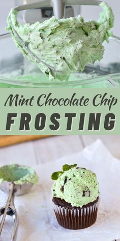 #DecadentChocolateDelights Simple Buttercream Frosting, Chocolate Chip Frosting, Mint Frosting, Dessert Oreo, Frosting Recipes Easy, Cake Frosting Recipe, Mint Chocolate Chip, Frosting Recipe, Mint Chocolate Chips