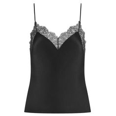 Camisole silk MAISON CLOSE Rendez-vous Silk Night Camisole, Luxury Silk Romantic Camisole, Luxury Silk Camisole Sleepwear, Silk Maison, Black Silk Camisole, Luxury Silk V-neck Camisole, Silk Camisole, Camisole Top, Lingerie