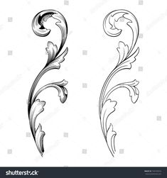 an image of decorative floral design elements stock photo shutterstockerstocker for decorative flower designs