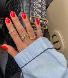 // r e d s Nails Now, Summery Nails, Casual Nails, Orange Nails, Dream Nails, Perfect Nails, Jewelry Inspo, Swag Nails