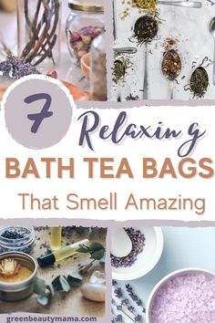 7 DIY Bath Tea Recipes for Gift Giving Diy Bath Tea, Diy Bath Tea Recipes, Bath Tea Bags Diy, Herb Salt Recipe, Bath Soak Recipe, Bath Tea Bags