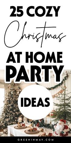 the 25 cozy christmas at home party ideas