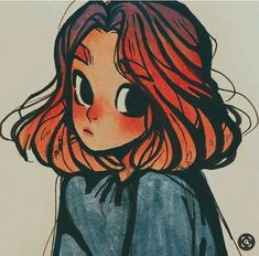 Character Design Cartoon, Super Ideas, Girl Drawing, Red Hair, A Girl, Dancing, Character Design, Red, Hair