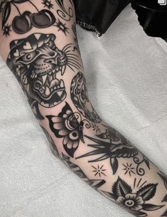 a person with a tattoo on their arm