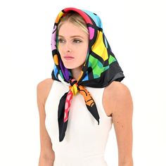 Limited Edition - BRITTO SILK SCARF - EVOLUTION100% Silk Scarf 36in x 36in | 91.44cm x 91.44cm Introducing the epitome of elegance – the BRITTO Silk Scarf. Immerse yourself in the luxurious feel of 100% pure silk, adorned with the vibrant and iconic artistry of Romero Britto.Versatile beyond measure, this silk scarf not only graces your neck with sophistication but also serves as a stylish accessory for tying onto your handbag. Embrace the fusion of art and fashion, making every moment a masterp Art And Fashion, How To Wear Scarves, Silk Scarves, Stylish Accessories, Pure Silk, Silk Scarf, Limited Editions, Evolution, Wrinkles