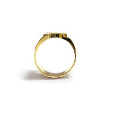 "This gold letter ring will be handmade with your desired initial. Wherever you go, wear your beautiful 24k gold plated custom name ring with your loved one letter or even your own. This unisex F ring is suitable for men or women, make this personalized piece your new style signature or give it as a special gift to any family member, friend, or significant other for any special occasion. You can spell a name or word that holds special meaning to you by wearing multiple rings side by side, or wea Gold Engraved Ring With Initials For Everyday, Gold Signet Ring With Initials For Everyday, Everyday Gold Signet Ring With Initials, Gold Signet Ring With Bezel Setting For Everyday, Everyday Yellow Gold Signet Ring With Initials, Everyday Yellow Gold Polished Initial Ring, Minimalist Yellow Gold Monogram Rings, Minimalist Monogram Yellow Gold Rings, Gold Initial Ring With Polished Finish For Promise