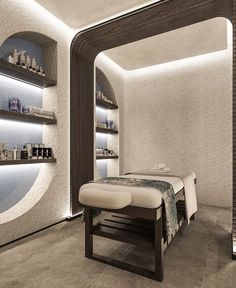 Spa Design Interior, Luxury Spa Design, Spa Massage Room, Massage Room Decor, Home Spa Room, Healthcare Interior Design