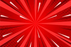 an abstract red background with white dots and lines in the center, as well as halftone