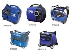 four different types of portable generators