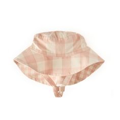 The ultimate summer accessory. Our Bucket Hats are made from 100% organic cotton and come with a broad rim to shade your little one's delicate skin. Designed with a hidden elastic in the back for a snug fit, they're so great you'll want one in every color. Our newest Checkmate Bucket Hat is fully reversible, with a small-scale check on the inside and tear-away tag. Organic Cotton & Dyes Ethically Made Reversible Bucket Hat, Shell Pink, Toddler Hat, Nursery Set, Organic Baby Clothes, Organic Cotton Baby, Bucket Hats, Summer Accessories, Baby Size