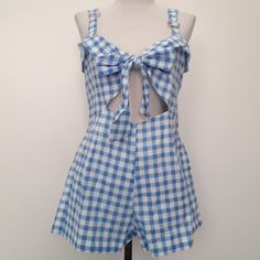 Fits More Like A Medium. Very Cute Never Worn - Tags On It . Questions? Leave A Comment Below! 60s Beach Outfits, Sleeveless Summer Jumpsuits And Rompers For Picnic, Casual Summer Jumpsuits And Rompers For Picnic, Sleeveless Jumpsuits And Rompers For Spring Picnic, Summer Sleeveless Gingham Jumpsuits And Rompers, Sleeveless Gingham Jumpsuits And Rompers For Summer, Casual Spring Jumpsuits And Rompers For Picnic, Summer Gingham Cotton Jumpsuits And Rompers, Spring Gingham Jumpsuits And Rompers