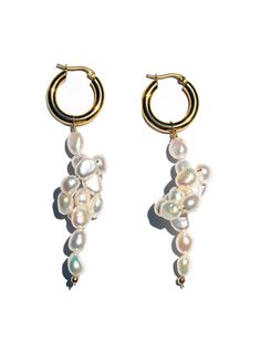 Our Milano earrings are a chic & fun twist on the classic pearl. Styled beautifully with your favorite LBD, for summer evenings in the city sipping Negroni's. - 18k gold plated stainless steel hoops - Hand selected luminous freshwater pearls - Gold filled wire Elegant Pearl Charm Earrings For Summer, Elegant Pearl Earrings With Pearl Charm For Summer, Elegant Summer Pearl Earrings With Pearl Charm, Elegant Pearl Earrings For Summer, Elegant Summer Pearl Earrings, Summer Pearl Drop Dangle Earrings, Summer Pearl Dangle Earrings, Elegant Gold Pearl Earrings For Summer, Gold Pearl Drop Jewelry For Summer