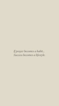 an image of a person sitting on a bench with the caption if prayer becomes a habit, success becomes a lifestyle