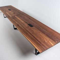 long walnut conference table on steel legs Custom Wood Conference Table, Rustic Conference Table, 10 Ft Conference Table, Live Edge Conference Room Table, Round Extension Table, Large Conference Table, Conference Room Tables, Hardwood Table, Coffee Table Bench