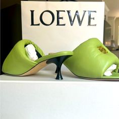 Brand New With Box, Shoes Were On Display So Sole Looks Discolored From Possible Try Ons Also Loewe Shoes, Box Shoes, On Display, Shoes Women Heels, Shoe Boots, Shoes Heels, Women Shoes, Brand New, Boots