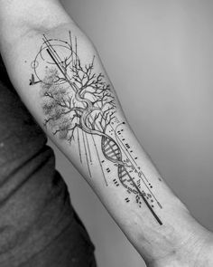 Geometric Tattoo Tree, Geometric Tattoo Sleeve Designs, Geometric Line Tattoo, Tattoo Ideas Males, Dna Tattoo, Geometric Sleeve Tattoo, Geometry Tattoo, Geometric Tattoo Design, Instagram V